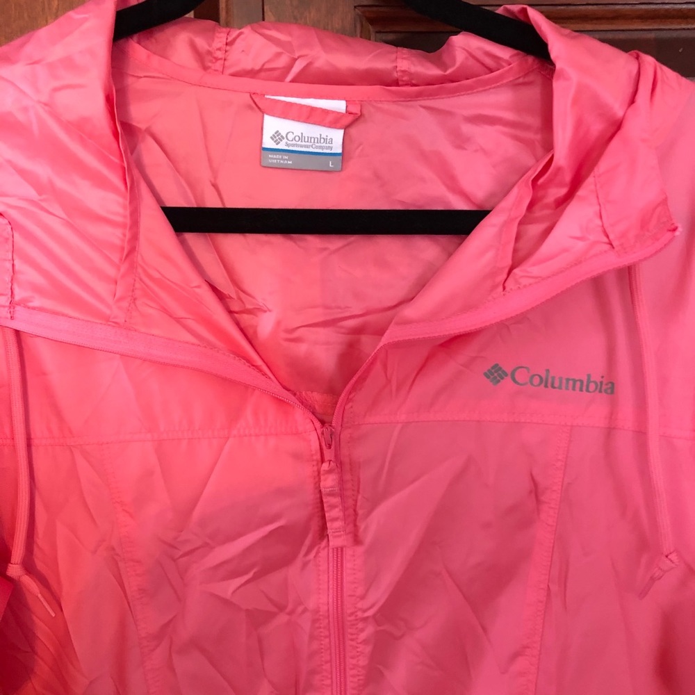 Columbia thin spring rain wind/rain jacket